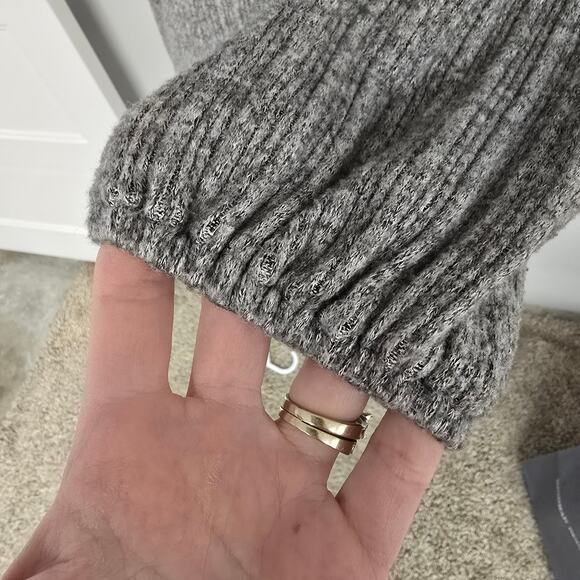 Women's Sadie & Sage Gray Lightweight Short Sweater Dress/Tunic | Size XS - Picture 5 of 10